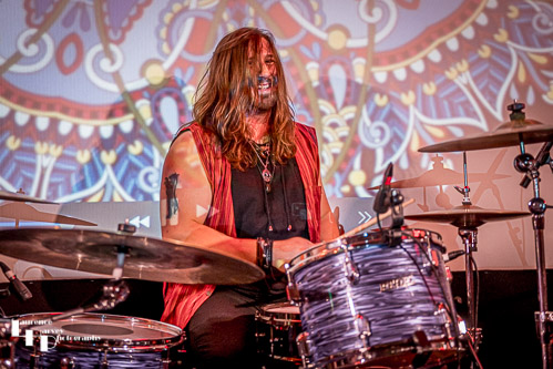 Nick Sharman on drums