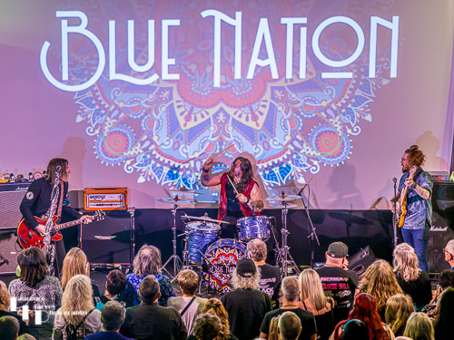 Blue Nation on stage at The John Peel Centre