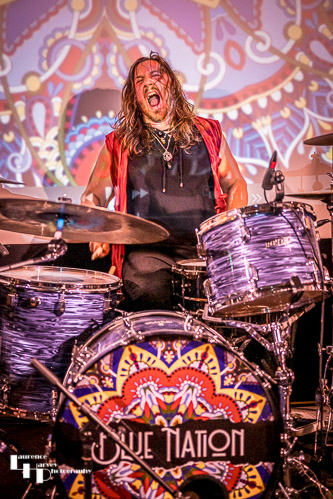 Nick Sharman on drums