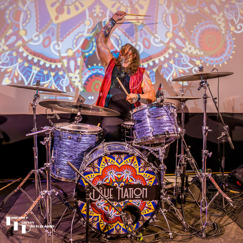 Nick Sharman on drums