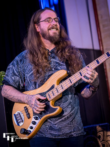 Luke Weston on bass & vocals