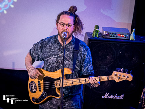 Luke Weston on bass & vocals