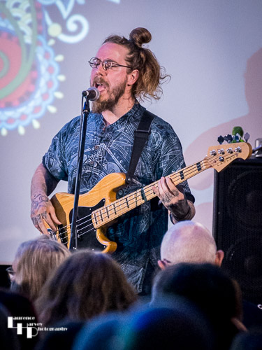 Luke Weston on bass & vocals