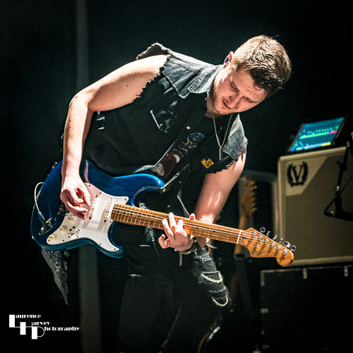 Ed Clarke on guitar