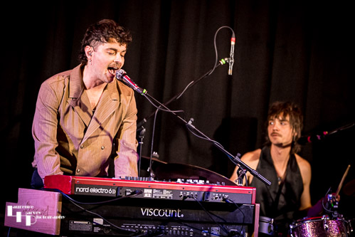 Marco Cinelli on keys & vocals, Alessandro Cinelli on drums