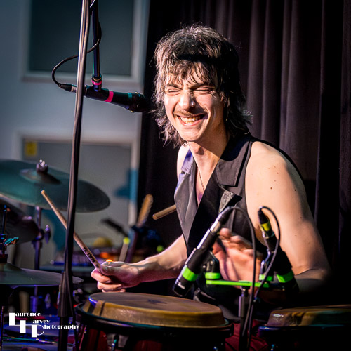 Alessandro Cinelli on drums