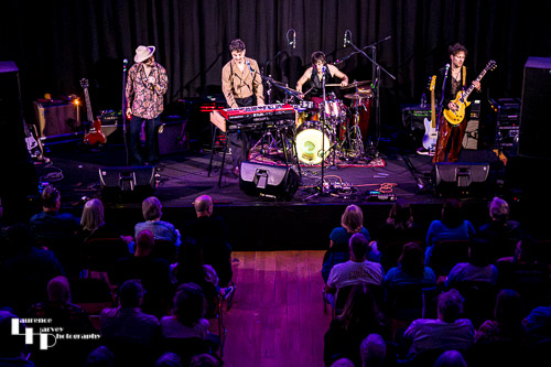 The Cinelli Brothers on stage at The John Peel Centre