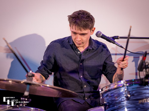 Kallum McEwen on drums