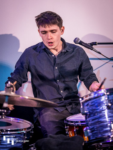 Kallum McEwen on drums