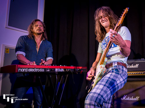 Eric Safka on keys, Alex Bender on guitar