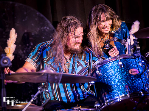 Megan Kane on vocals, Dylan Turner on drums
