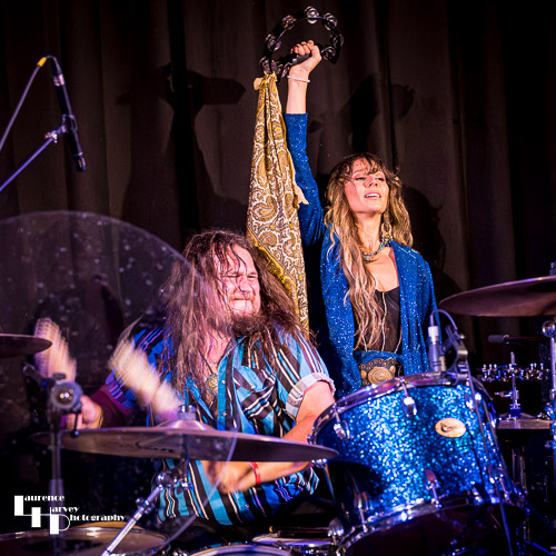 Megan Kane on vocals, Dylan Turner on drums
