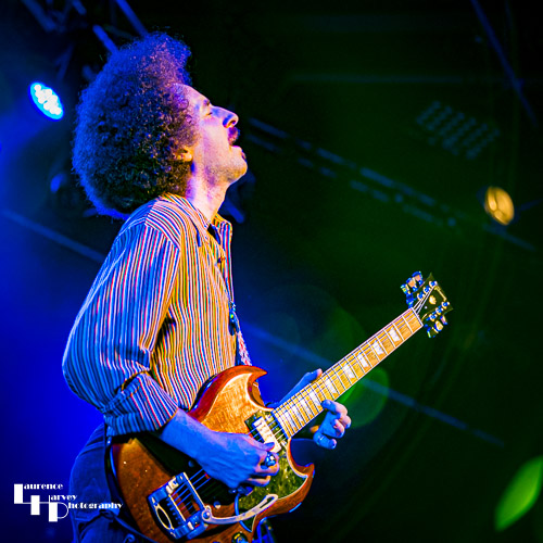Henry James (Schneekluth) on backing vocals & guitar