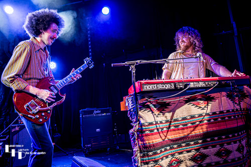 Henry James (Schneekluth) on guitar, Jake Abernathie on keys