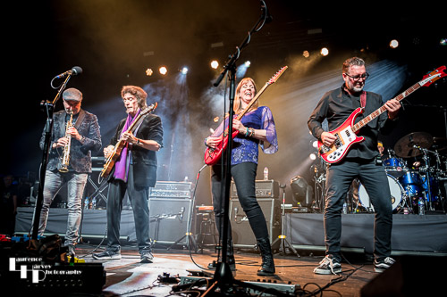 Steve Hackett & his band on stage at Ipswich Regent Theatre