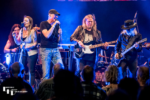 The Blue Lena on stage at Cambridge Junction 2