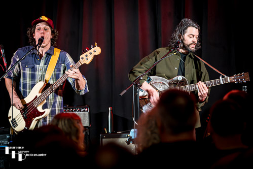 James Cameron on vocals & guitar, Joseph James on vocals & bass