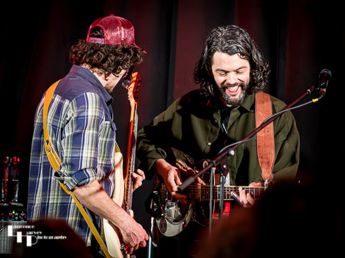 James Cameron on vocals & guitar, Joseph James on vocals & bass
