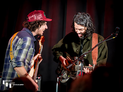 James Cameron on vocals & guitar, Joseph James on vocals & bass