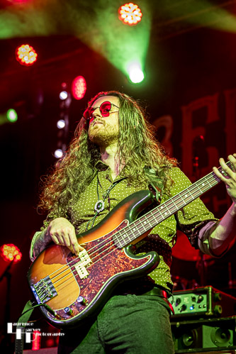 Adam Brewell on bass