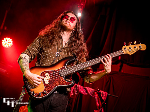 Adam Brewell on bass