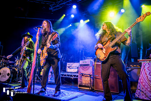 John Hartwell on vocals & guitar, Arran Day on guitar, Adam Brewell on bass