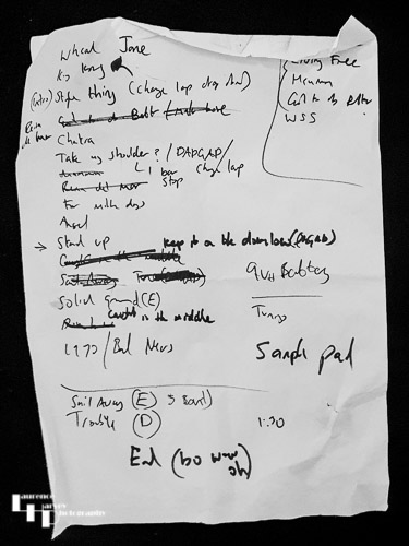Set list