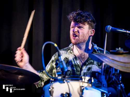 Zac O'Loughlin on drums