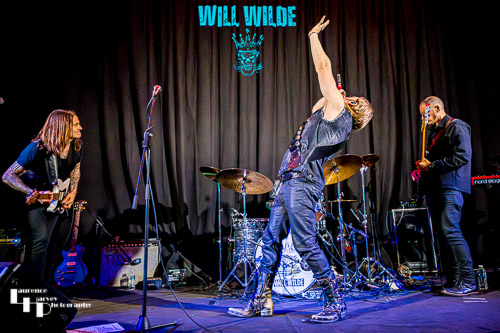 Will Wilde & his band on stage at The John Peel Centre
