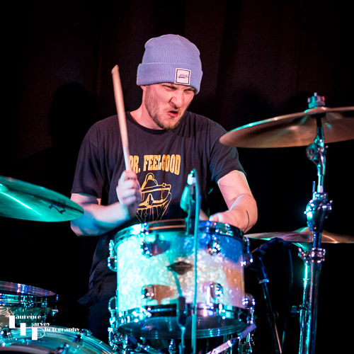 Ben Schulze on drums