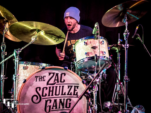 Ben Schulze on drums