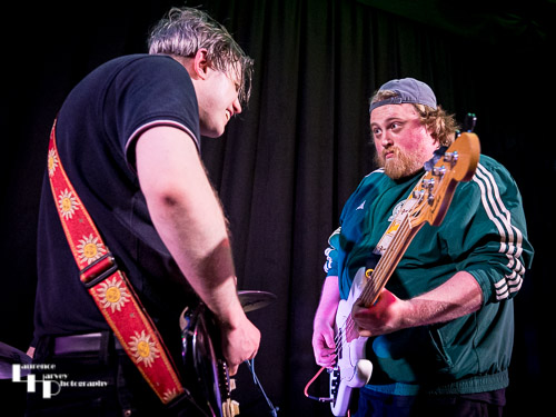 Zac Schulze on vocals & guitar, Ant Greenwell on bass