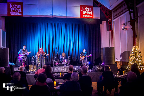 Alice Armstrong & her band on stage at The John Peel Centre
