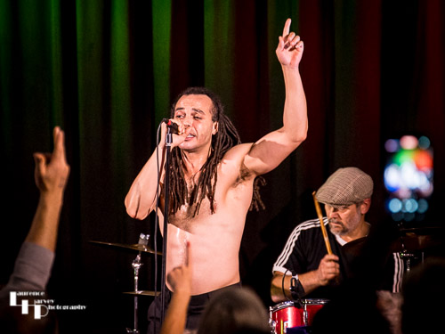 Ranking Jnr on vocals & Matty Bane on drums