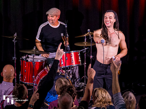 Ranking Jnr on vocals & Matty Bane on drums