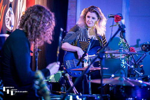 Kev Hickman on drums, Charlie Rachael Kay on bass