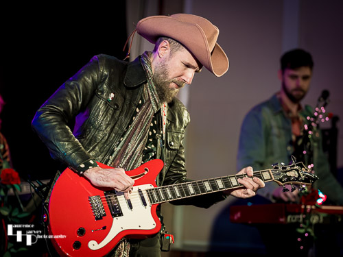 Robin Davey on guitar