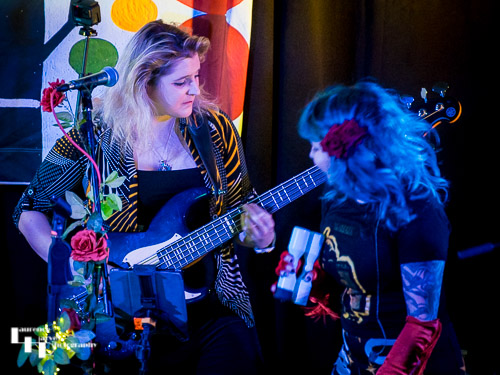 Charlie Rachael Kay on bass