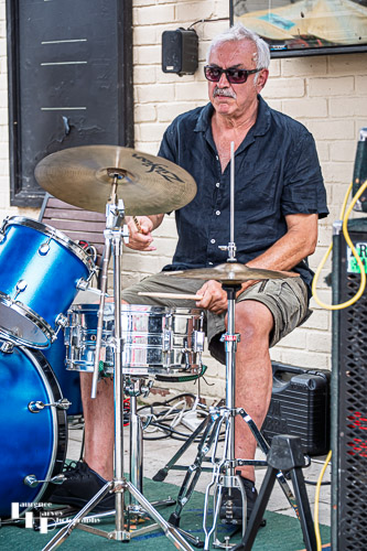 Alan “Blackie” Blackmore on drums