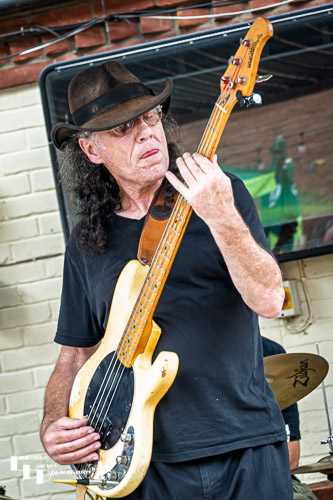 Simon Tufnail on bass