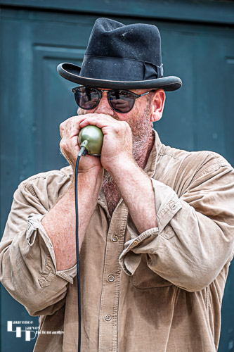 Matt Beckwith on harp