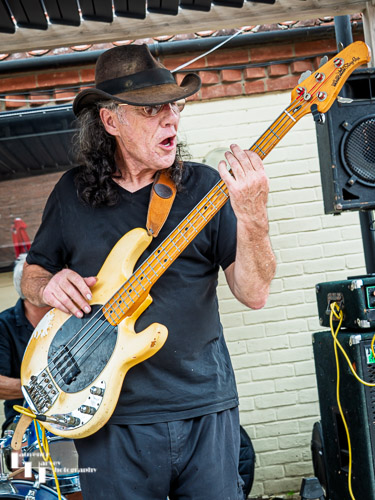 Simon Tufnail on bass