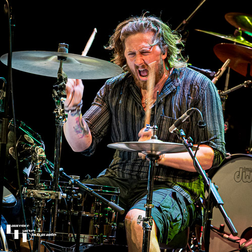 Nick Sharman on drums