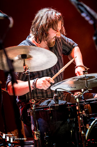 Nick Sharman on drums