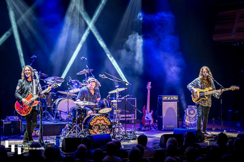 Blue Nation on stage at The Apex