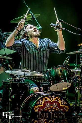 Nick Sharman on drums