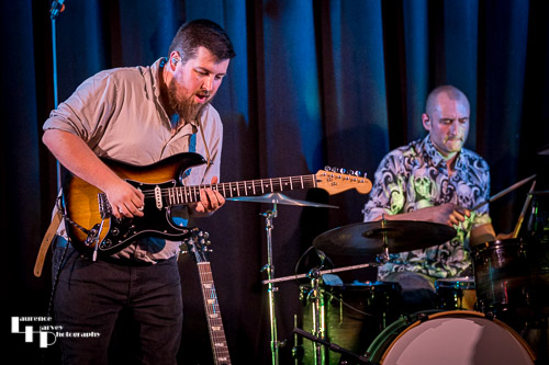 Alex Voysey on guitar, Mitch Weaving on drums