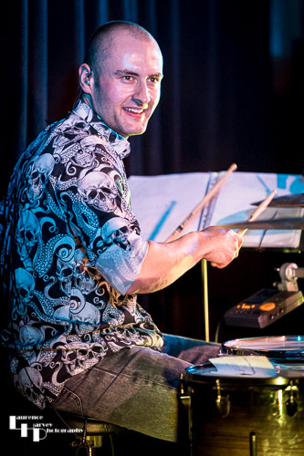 Mitch Weaving on drums
