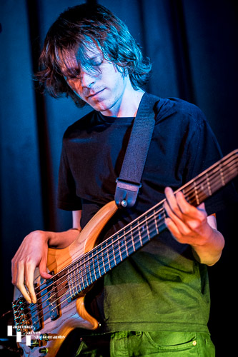 Adam Pyke on bass