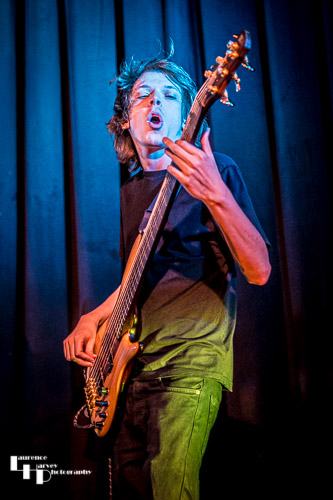 Adam Pyke on bass